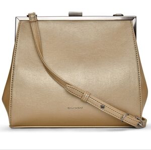 Matt & Nat Gold Crossbody Bag REIKA Vegan Frame Crossbody Bag - Vintage